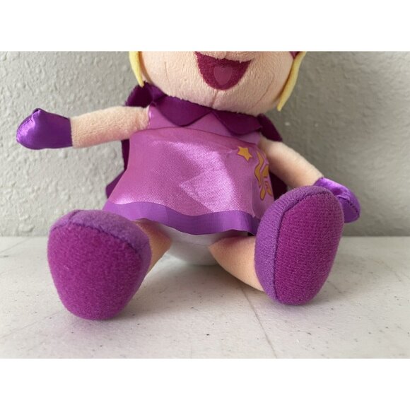 Muppet Babies Super Fabulous Miss Piggy Plush Stuffed Animal 8in Toy Disney Jr - Picture 5 of 9